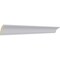 Ekena Millwork 1 1/2"H x 1 1/2"P x 2 1/4"F x 94 1/2"L Tyrone Smooth Crown Moulding MLD01X01X02TY - alternate 2